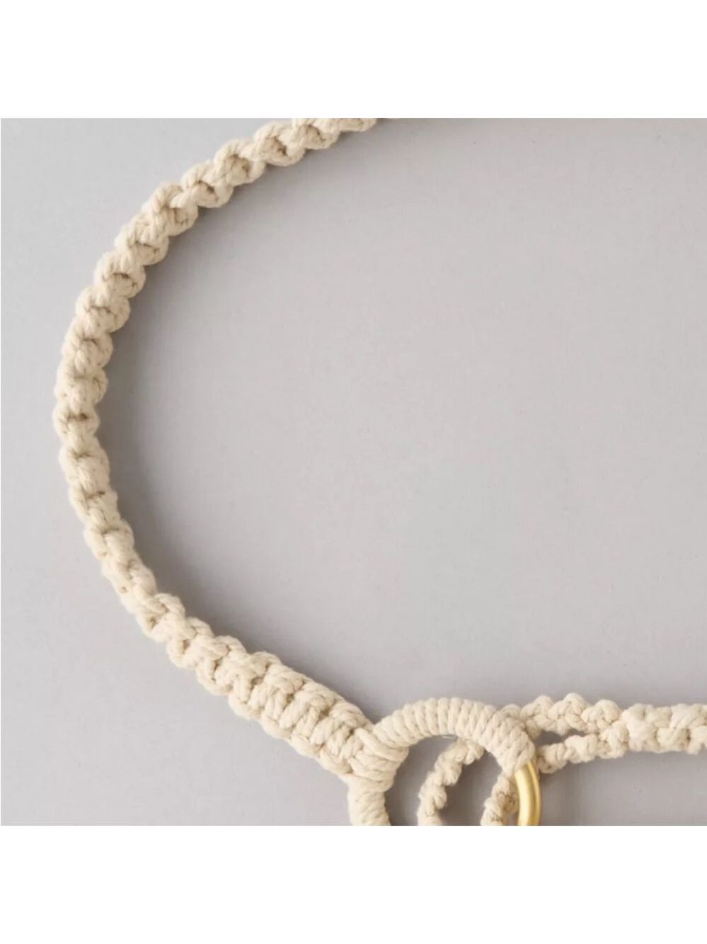 Macrame Carry Strap + Belt Multifunction Multipurpose NEW Handcrafted Natural - Picture 13 of 16